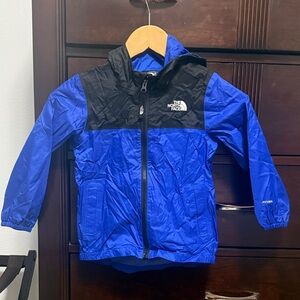 The North Face Kids' Blue and Black Windbreaker